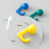 Kuber IndustriesSolid color Push Pins Tacks|Heavy-Duty Notice Board Pins|"50" (Multi)